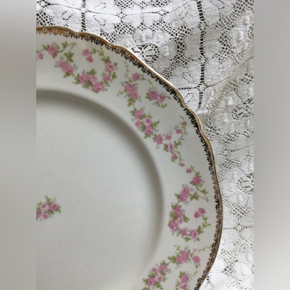 2 Alfred Meakins Harmony Rose Dinner Plates - Picture 4 of 8